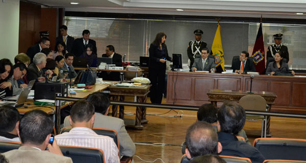 Fiscal Chiriboga solicitó al Tribunal parar declaraciones que distorsionan el proceso