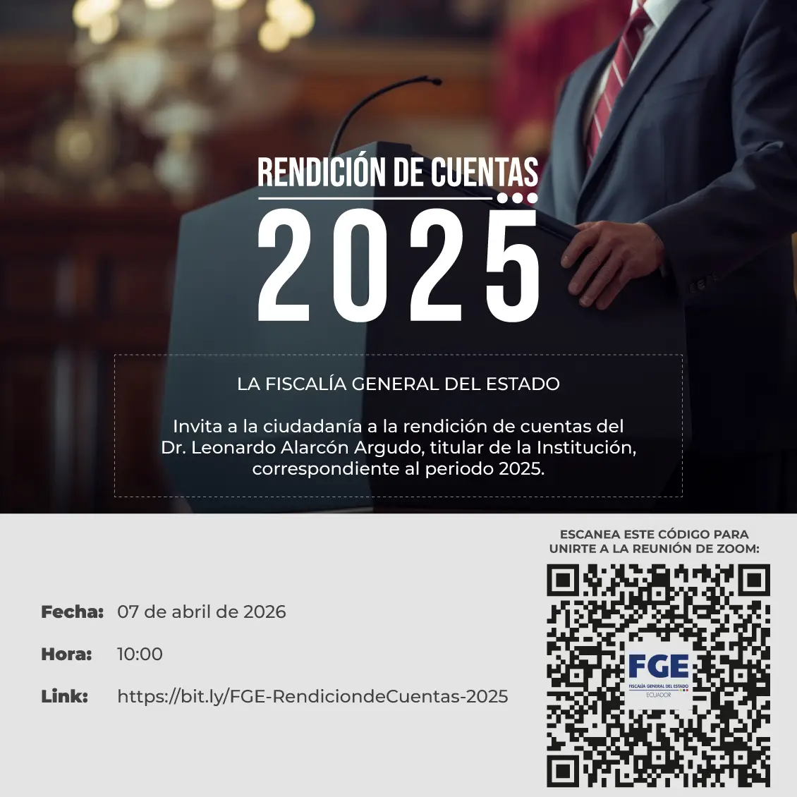 Invitación a la deliberación del Dr. Leonardo Alarcón