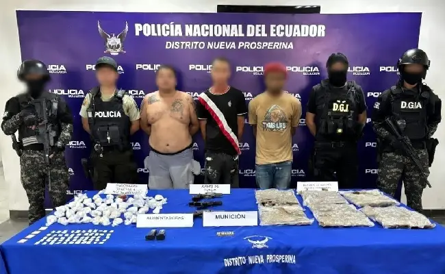 Imagen de boletín: Prisión preventiva para 3 presuntos integrantes de Los Choneros