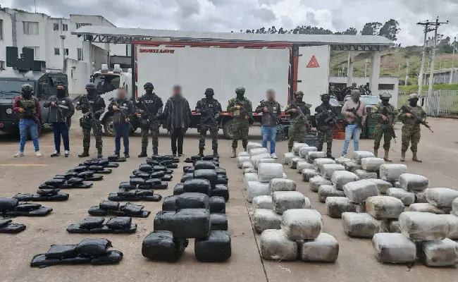 Imagen de boletín: Prisión preventiva por presunto tráfico de 530 kilos de marihuana