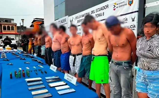 Imagen del boletín: 9 procesados por presunta extorsión tras operativos en Guayaquil